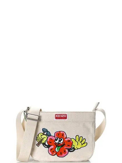 Boke Boy Small Cotton Cross Bag Beige - KENZO - BALAAN 2