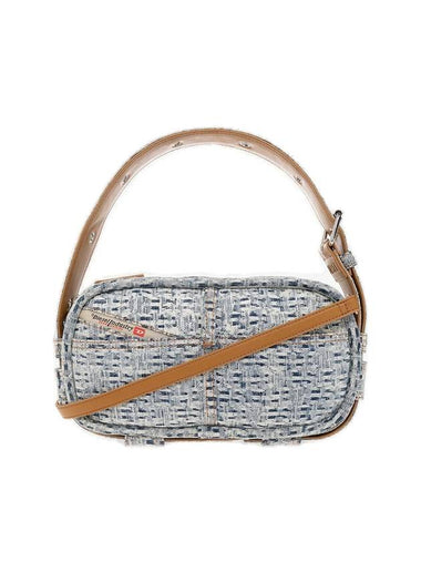 Nille Sh Monogram Shoulder Bag Denim Light Blue - DIESEL - BALAAN 1