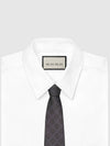 Men's GG Dot Pattern Silk Necktie Black - GUCCI - BALAAN 3