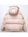 Oversized Nylon Puffer Down Jacket Pink - AMI - BALAAN 4