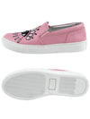 2SN100 L73 32 Eye Motif Pink Slipons - KENZO - BALAAN 4