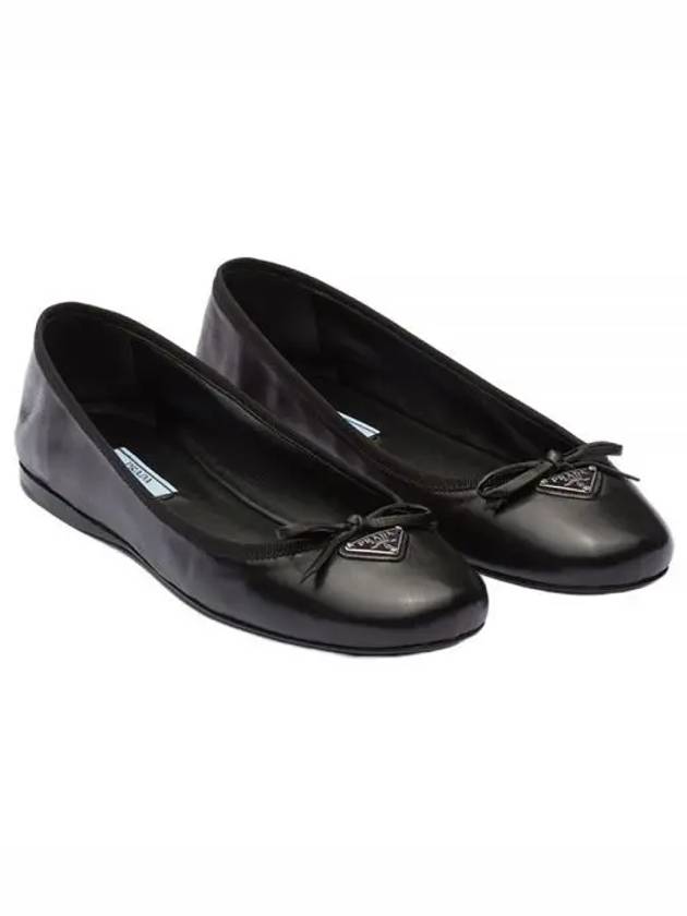 Nappa Leather Ballerina Flats Black - PRADA - BALAAN 2