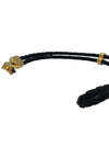 Medusa Braided Leather Bracelet Black Gold - VERSACE - BALAAN 6