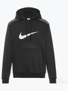 Logo Fleece Hoodie Black - NIKE - BALAAN 2