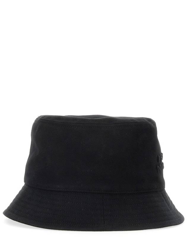 Haley Logo Bucket Hat Black - ISABEL MARANT - BALAAN 4