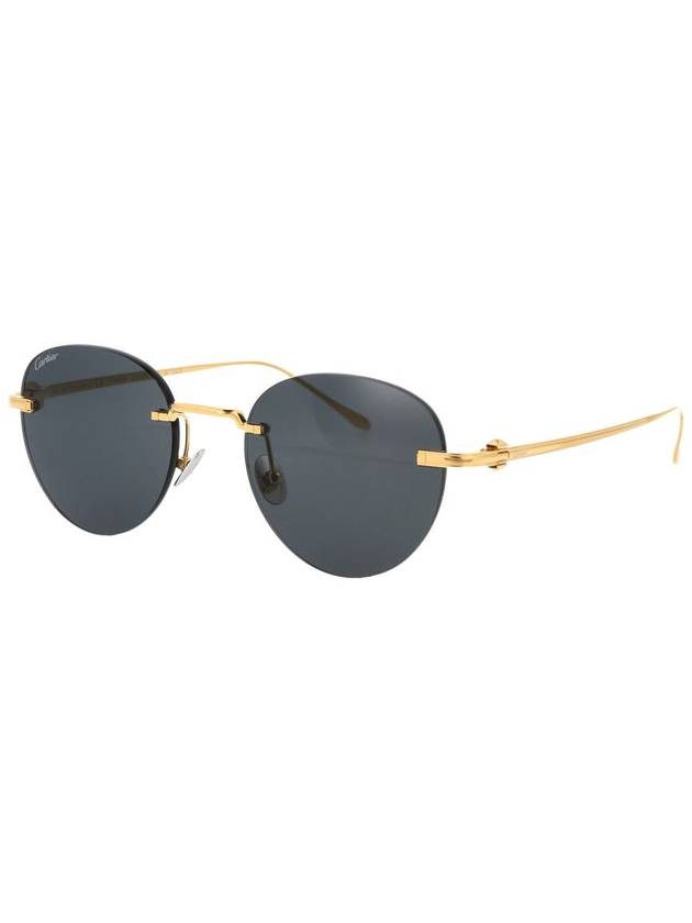 sunglasses CT0331S 002 002 GOLD GOLD GRAY - CARTIER - BALAAN 3