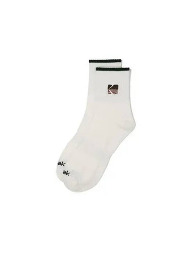 KODAK Apparel Rainbow Embroidery Ankle Socks DARK GREEN - KODO - BALAAN 1