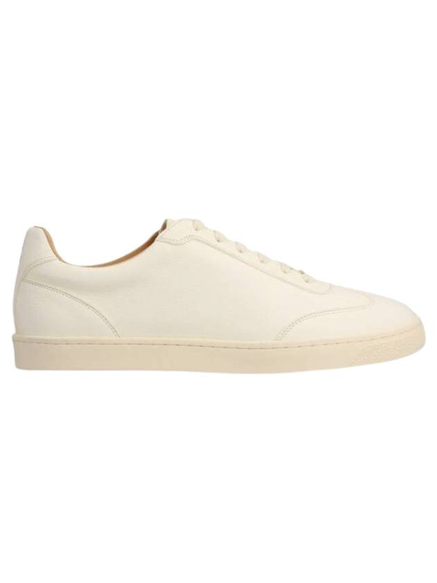 Deerskin Trainers Latex Sole Low Top Sneakers White - BRUNELLO CUCINELLI - BALAAN 1