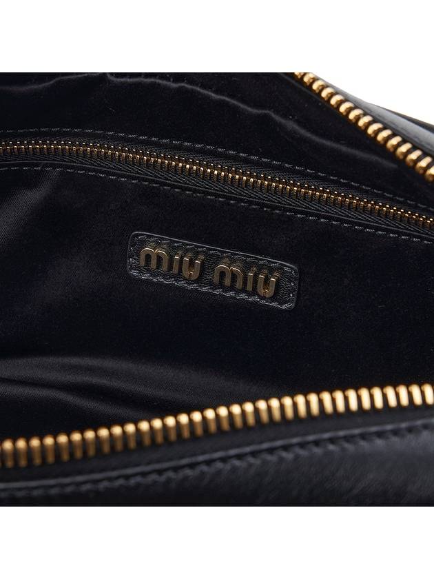 Matelasse Nappa Leather Clutch Bag Black - MIU MIU - BALAAN 10