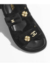 Velcro Ribbon Velvet Sandals G40138 X57004 94305 - CHANEL - BALAAN 4