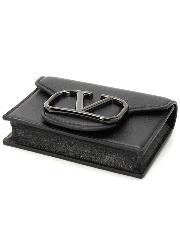 V logo men's card wallet P0U46VTQ 0NO - VALENTINO - BALAAN 3