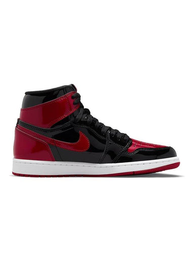 Jordan 1 Retro OG Patent High Top Sneakers Red - NIKE - BALAAN 1