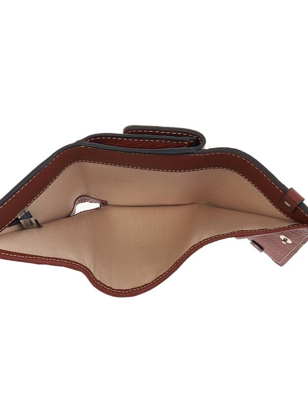 Darryl Flap Tri-Fold Small Bicycle Wallet Sepia Brown - CHLOE - BALAAN.