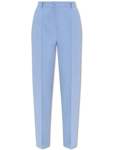 Dolce & Gabbana Wool Trousers, Women's, Blue - DOLCE&GABBANA - BALAAN 1