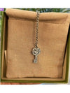 Double G Key Necklace YBB627757001 Silver - GUCCI - BALAAN 6