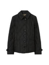 Diamond Quilted Thermoregulated Jacket Black - BURBERRY - BALAAN 2