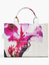 Floral Leather Medium Tote_White Multi (2P4HTT052H02-101) - MARC JACOBS - BALAAN 2