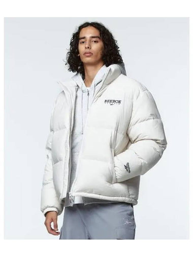 Classic Vector Down Jacket Ivory - REEBOK - BALAAN 1