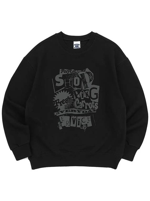 Vint Shopping Sweatshirt Black - POLYGRAM - BALAAN 3