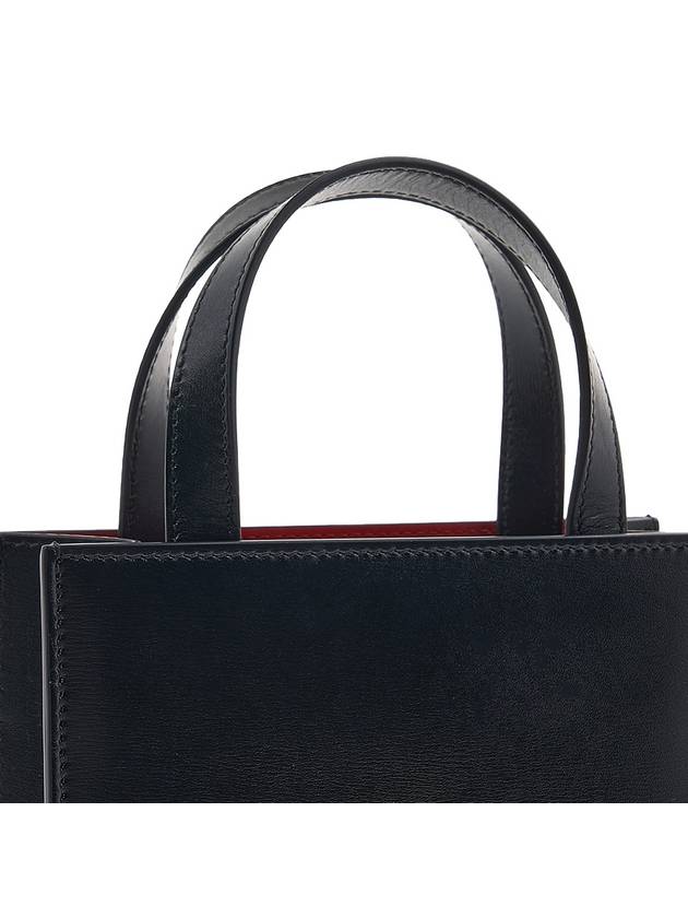 Mini Tote Bag Black - SALVATORE FERRAGAMO - BALAAN 8