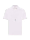 Cotton Short Sleeve Polo Shirt White - BRUNELLO CUCINELLI - BALAAN 2