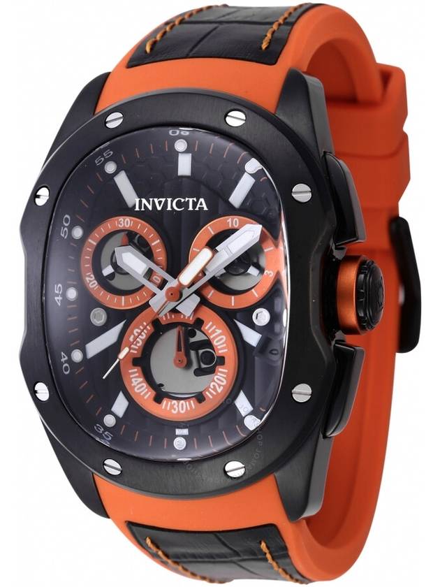 Invicta Lupah Revolution 2.0 Chronograph Quartz Black Dial Men's Watch 45438 - INVICTA - BALAAN 1