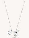 Monogram Charms Necklace Silver - LOUIS VUITTON - BALAAN 2