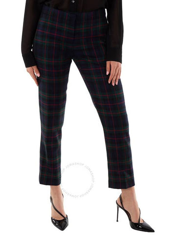 Burberry Leamington Plaid Print Pants, Brand Size 4 (US Size 2) - BURBERRY - BALAAN 1