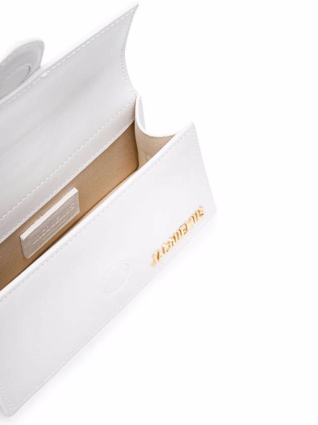 Le Bambino Gold Hardware Logo Mini Tote Bag White - JACQUEMUS - BALAAN 6