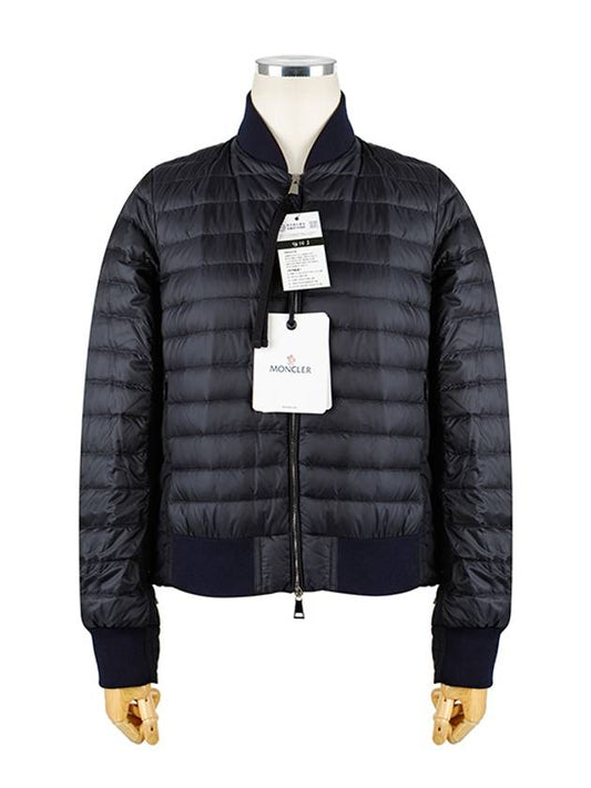 Women's Rome Rome Quilted Down Short Padded Navy - MONCLER - BALAAN.