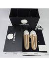 Two Tone Lambskin Ballerina Beige Black - CHANEL - BALAAN 4