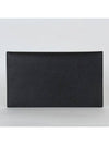 Uptown Grain de Poudre Embossed Leather Clutch Bag Black - SAINT LAURENT - BALAAN 3