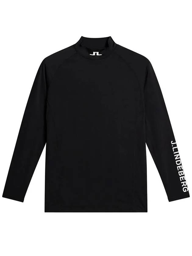 Men's Aello Soft Compression Long Sleeve T-Shirt Black - J.LINDEBERG - BALAAN 2