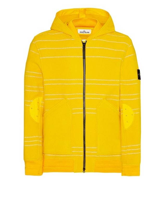 Men's Wappen Patch Zip-up Jacket Yellow - STONE ISLAND - BALAAN 2