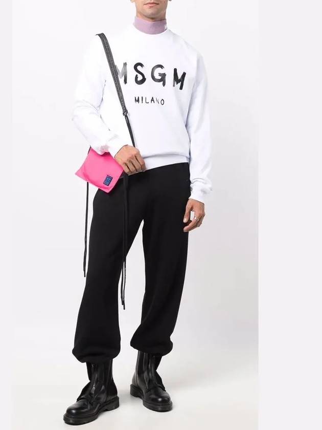 Milano Logo Print Sweatshirt White - MSGM - BALAAN 5