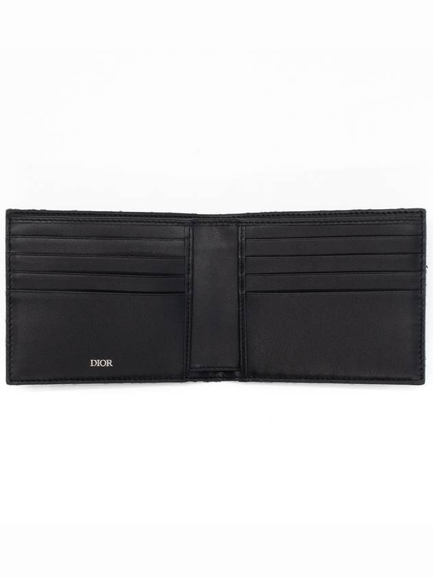 Wallet Black Oblique Jacquard - DIOR - BALAAN 5