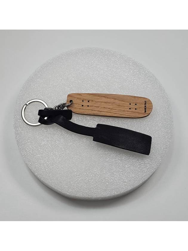 Wood skateboard logo keyring - SAINT LAURENT - BALAAN 2