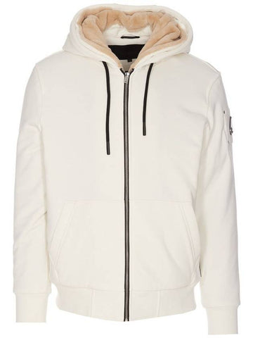 Classic Bunny Zip Up Hoodie Beige Lining White - MOOSE KNUCKLES - BALAAN 1