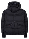 Coraia logo short down padded jacket black - MONCLER - BALAAN 2