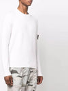 Soft Cotton Crewneck Knit Top Rose - STONE ISLAND - BALAAN 4