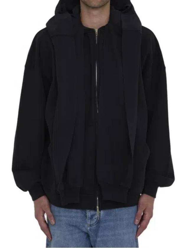 Incognito Zip-Up Hoodie Faded Black - BALENCIAGA - BALAAN 1