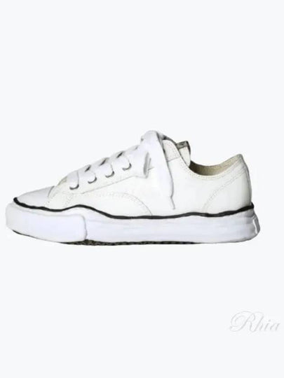 Peterson OG Sole Leather Low Top Sneakers White - MAISON MIHARA YASUHIRO - BALAAN 2