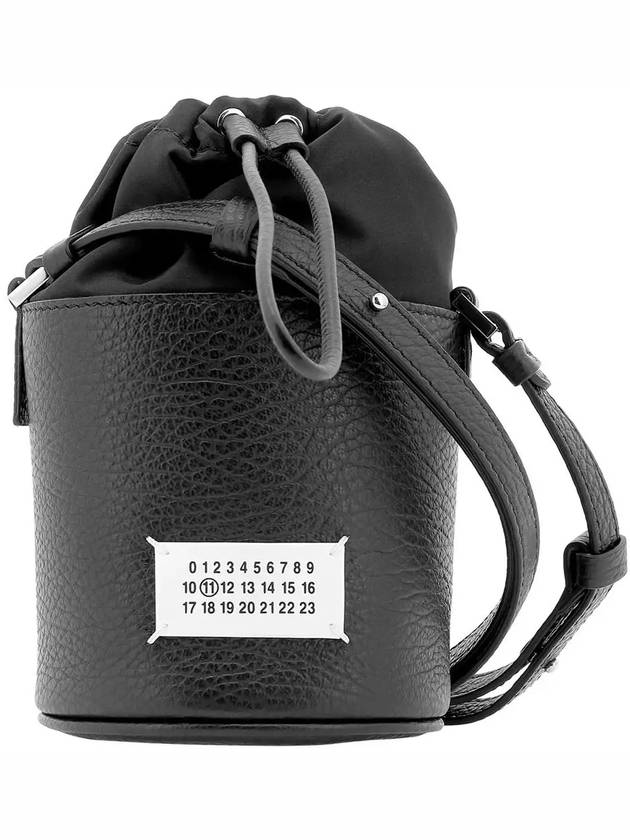 5AC Micro Number Logo Bucket Bag Black - MAISON MARGIELA - BALAAN 3