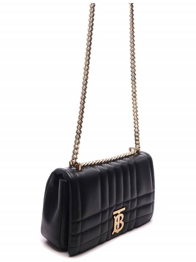 Lola Quilted Lambskin Small Shoulder Bag Black - BURBERRY - BALAAN 4