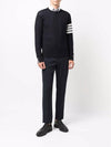 4 Bar Armband Classic Merino Wool Knit Top Navy - THOM BROWNE - BALAAN 6