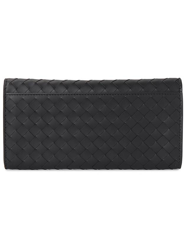 Intrecciato VN Continental Long Wallet Black - BOTTEGA VENETA - BALAAN 3