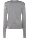 Bea Logo Wool Cardigan Grey - VIVIENNE WESTWOOD - BALAAN 4