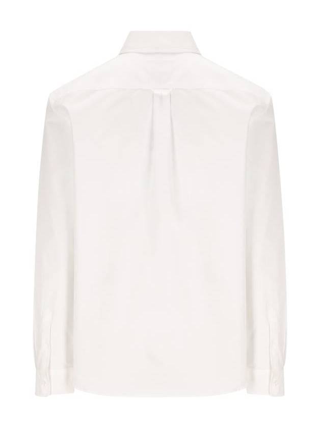 Mini Fox Head Classic BD Long Sleeve Shirt White - MAISON KITSUNE - BALAAN 3