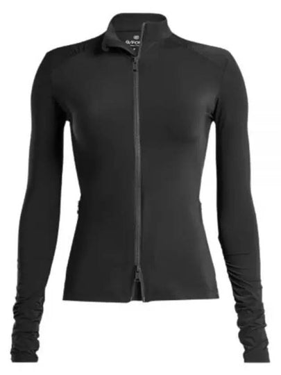 Women's Featherweight Silky Tech Nylon Full Zip Jacket Black - G/FORE - BALAAN 2