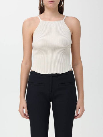 Top Courr&egrave;ges in viscosa stretch - COURREGES - BALAAN 1